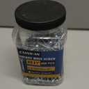 600Pcs #8 x 1 Inch Pocket Hole Screws, Interior Pocket Screw, Zinc Coated, Coarse Thread, Square Drive Washer Head, 150MM Drive Bit Included.