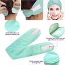 11 Pcs DIY Mask Mixing Tools Set Mixing Bowl, Headband, Spatula, Brush, Spray Bottle, Puff, Soaking Bottle, Measuring Tools, Bowl LidGreen