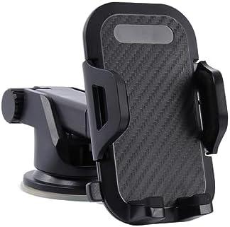 RORPOIR Adjustable Carbon Fiber Car Phone Holder with Air Vent Bracket Flexible Smartphone Stand for GPS and Mobile Devices Fit for Screens