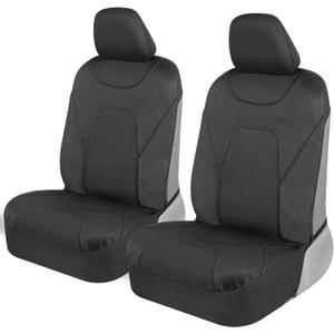 Motor Trend AquaShield Waterproof Front Seat Covers, Black Seat Covers for Cars  Neoprene Front Car Seats Cover, SUV Seat Covers Protector - Car Interior Cover for Auto, Trucks, & Dog Owners