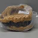 Small baskets for Organizing,Cute woven Storage basket with recycled paper rope for Shelves Bathroom,Little decorative basket,Set of 3 (Desert&Black)