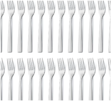 Dinner Forks Set, Stainless Steel Forks Set of 24,  Forks, Dessert Forks, Table Forks, Silver Forks Mirror Polished, Dishwasher Safe, Forks Use for Home, Hotel or Restaurant