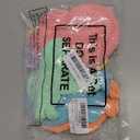 6 Pcs Easter Bunny Crochet Coaster Set 5.1 x 6.7 Inch Rabbit Handmade Woven Cup Pad Mats Gift Kit for Spring Holiday Kitchen Home Office Bar Desk Table Decor