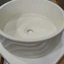 420x420x160mm Round Matt White Above Counter Ceramic Basin