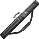 Adhafera Pool Cue Case, 2 X 2 Hard Pool Stick Case, Made of Faux Leather Billiards Accessories (Black)