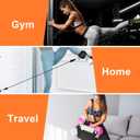 Upgrade Ankle Straps for Cable Machine (Pair), Comfortable Padded Neoprene Preventing Skin Chafing, Adjustable Ankle Cuffs Gym for Glute Kickbacks, Leg Extensions, Lift The Butt and Tone Legs for Women & Men