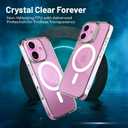 ALTURIZ for iPhone 16 Plus Case [6.7"] Compatible with MagSafe, [Military-Grade Protection], Shockproof, Non-Yellowing, Women Mens Girls Boys, Magnetic Phone Case for iPhone 16 Plus, Clear