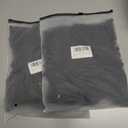 2 x Women's Mesh Lingerie Fishnet Babydoll Mini Dress Bodysuit See Through Shirts Long Sleeves Lingerie Bodysuit Cover Up (Black)