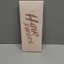 Prokyvity Halo Hair Extensions Real Human Hair,Halo Hair Extension 100% Human Hair, Wire Hair Extensions,Straight 12P613 Golden Brown Mixed Bleach Blonde 12 Inch/55 G