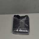 Jacquotha 2-Pack Bathroom Hand Towels (Black) Ribbed – Guest Room & Spa Premium Cotton Face Towels 13” x 29”, Soft and Quick Drying 480 GSM