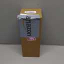 Straw Holder Dispenser 100 PCS Straws includ - Clear Glass Drinking Straw Container with Lid for Counter (M)