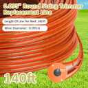 2 x 529337601 .095" Titanium XPro Round Trimmer Line