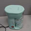 Elite Gourmet EHC242M Personal Single-Serve Compact Coffee Maker Brewer Includes 12oz. Dual Wall, Travel Mug with Stainless Steel Interior, Compatible with Coffee Grounds, Reusable Mesh Filter, Mint