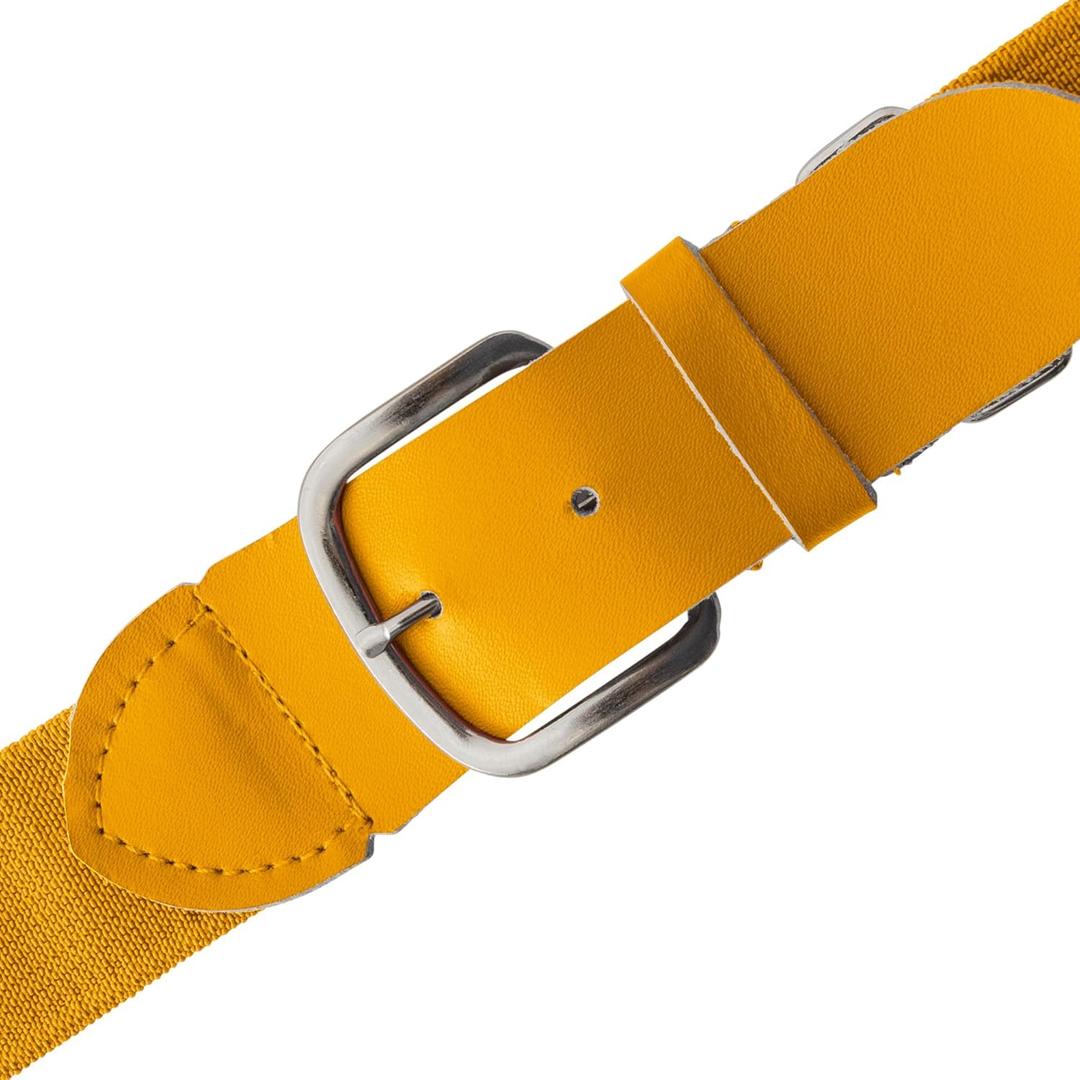Champion Sports Baseball & Softball Belt  Stretch Fit Uniform Belt for Youth & Adult Players, Multiple Colors (Youth (18-32 Inches), Yellow)