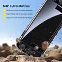 2 x JEMDO Clear Glitter Protective Case Compatible with Nintendo Switch 2 Only (2025), Slim Shockproof Cover with Soft TPU Joy-Con Shells & Hard PC Back, Anti-Yellowing