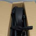 Massage Headrest for Bed, Adjustable Massage Face Cradle at Home, Portable Bed Massage Head Holder, Massage Table Head Rest for Salon Spa, Face Down Pillow After Eye Surgery, Black with Armrest