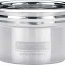 Normcore 58mm to 49mm Step-Down Portafilter Basket Kit  0.18mm Holes  Fits 58 mm Bottomless Portafilters  Includes 49mm Funnel, 0.8mm Puck Screen, 200 Papers