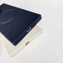 Designed for iPhone 14 Pro Case Silicone Compatible with Magsafe, Camera Lens Protector, Military Grade Shockproof Protective, Rectangle Magnetic Phone Case for iPhone 14 Pro Black