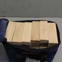 Tumbling Tower Blocks Games,Large Wooden Blocks Stacking Game for Kids Adults Family Classic Stacking Board Games for Indoor Outdoor Backyard Lawn Stack to Over 3.2Ft- 60pcs with Carrying Bag