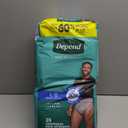Depend Fresh Protection Adult Diapers, Incontinence Underwear for Men, Disposable, Maximum, Large, Grey, 28 Count