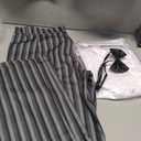 Mens Costume 1920s Gangster Suit Striped Blazer Pants Shirt Tie Outfit Halloween Cosplay Party Uniform (Medium, Adult)