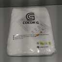 Color&Geometry High Pile White Bathroom Rugs 16"x24", Small- Upgrade Your Washroom with Soft Bath Mat- Plush, Non Slip, Absorbent, Washable Microfiber Shower Rug/Carpet for Outside Tub