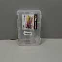 ArtBin Floss Finder Box: Clear Sewing Organizer with 6 Compartments, 12 Dividers, Durable - Perfect for Embroidery Floss and Small Sewing Supplies Storage