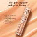 Charlotte Tilbury Big Lip Plumpgasm Lip Gloss - Gift Set Essential - Hydrating Plumper with Hyaluronic Acid & Heat + Ice Technology - Perfect for Pairing with Makeup Favorites