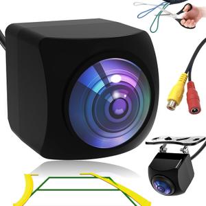 Ultra-Clear 1080P AHD Backup Camera - 170 Wide Angle Rear View Camera with Super Night Vision, IP69K Waterproof, 6-Layer Glass Lens, Universal Parking Camera for 12V Cars, Trucks, SUVs, RVs