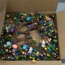 Sggvecsy 25 Inch Easter Bunny Shaped Artificial Flower Wreath with Colorful Berries Daisies Greenery Bow Knot for Front Door Easter Summer Farmhouse Wall Home Window Decor