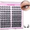 Natural Lash Clusters Spiky Eyelash Extensions Wispy Individual Lashes Manga Eyelash Individuals 120 Pcs CC-Curly Cluster Eyelash Extensions 10-16MM Mixed DIY Lash Extensions by Mavphnee