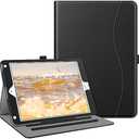 Fintie Case for iPad 6th / 5th Generation (2018 2017 Model, 9.7 Inch), iPad Air 2 / Air 1 (9.7 Inch) - [Corner Protection] Multi-Angle Viewing Stand Cover with Pocket, Black