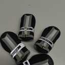 QUMY Dog Shoes for Small Dogs, Puppy Dog Boots & Paw Protectors for Winter Snowy Day, Summer Hot Pavement, Waterproof in Rainy Weather, Outdoor Walking, Indoor Hardfloors Skid-Resistant Sole Black 2 (size 2: 1.59"x1.18"(L*W))