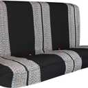 Leader Accessories Saddle Blanket Black Full Size Pickup Trucks Bench Seat Cover Universal Work with Bench Seats