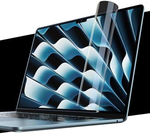 soonjet 2-Pack for MacBook Air 13.6 inch Screen Protector M4 M3 M2 2025-2022 [Notchless Full-Coverage] [4K Ultra HD, Like Bare Screen] Laptop Screen Protector for MacBook Air 13" A3240 A3113 A2681