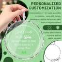 2 x Friendship Gifts for Women 2025, Best Friend Christmas Ornaments Glass Decoration