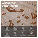 VallisCo Peel and Stick Vinyl Flooring 36 Pack 54 Sq.Ft, Waterproof Vinyl Flooring Peel and Stick for Office, Living Room, Bathroom, Kitchen - Unique Design, Easy to Install Floor (Light)