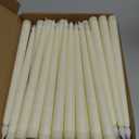 Treela 24 Pcs Flameless Taper Candles Battery Operated Bulk Fake 11 Inch Candles Light LED Candlesticks Flickering Tapered for Wedding Halloween Christmas Decoration(Ivory,Basic)