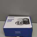 TEEHO TE003 Keyless Entry Keypad Door Lock with Handle, Electronic Digital Smart Deadbolt Locks with 2 Backup Keys, Door Knob with Code for Front Door Bedroom, Auto Lock, Easy to Install, Satin Nickel