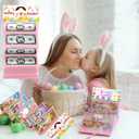 Easter Money Holder with Bunny - 10 Slot Cash Envelope Card for Easter, Birthday, Graduation | Creative Gift for Teens, Kids, Adults, Men & Women (Pink, 1Pcs)