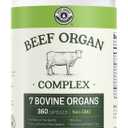 Beef Organ Supplement, Grass Fed & Pasture Raised, 360ct EXP: 11-2027