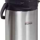 BUNN - BUN321300000 32130.0000 3.0-Liter Lever-Action Airpot, Stainless Steel (101.4 Ounces)