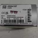 Ray-Ban RB4187 Chris Square Sunglasses (Brown (Havana Goma))