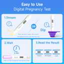 Early Pregnancy Test Kit,Digital Pregnancy Test with Cup at Home,4 Tests (2 Digital+2 Early+1 Urine Cup)