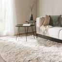 Shaggy Rug Beige 106x72 in