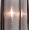 XiNBEi Lighting Wall Light 2 Light Wall Sconce with Half Round Shade Wall Lamp Dark Bronze Finish for Living Room & Hallway XB-W1199-DB