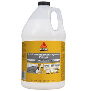 SIKA Sikalevel Self-Leveling Underlayment Primer - 1 Gallon White, Ready to Use, No Dilution Needed - Prevents Water Loss, Fast Drying, Excellent Bonding for Concrete and Cement Screeds