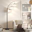 SUNMORY 3 Lights Floor Lamp Modern Arc Floor Lamps Mid Century Arched Tree Floor Lamp
