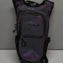 Rave Hydration Backpack  Anti-Theft Festival Hydration Pack with 1.5L Leakproof TPU Bladder  Slim, Insulated Water Pack with Secret Pockets & Breathable Back  for Raves, Music Festivals, EDC