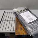 usikey 5-Tier Shoe Rack, Industrial Shoe Storage Organizer for 12-16 Pairs of Shoes, Metal Shoe Shelf with Wooden Top, Shoe Stand with 3 Metal Shelves for Entryway, Hallway, Closet, Rustic Brown (5 Tier ( 28.3 x 11 x 34 inches), Rustic Brown)